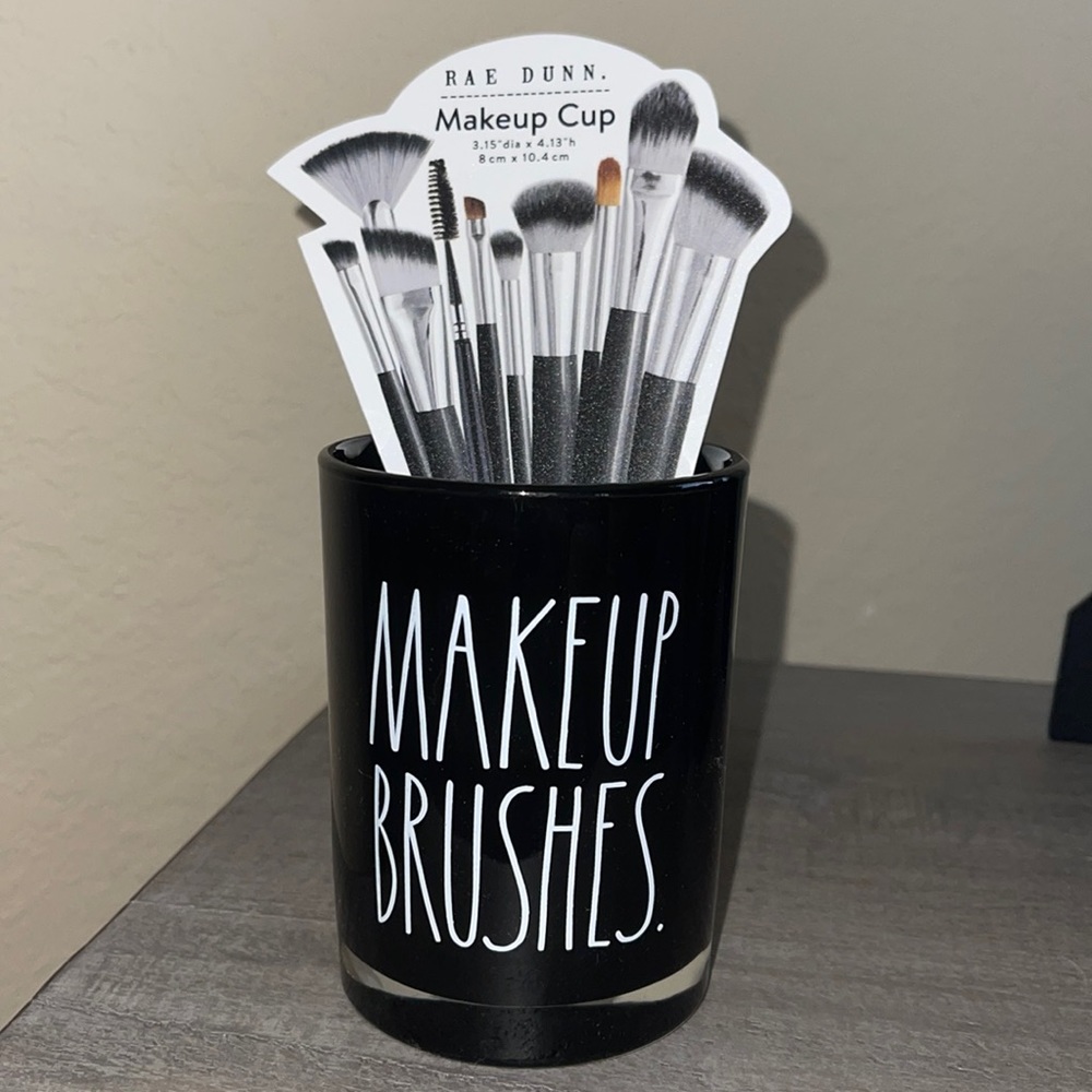 RAE DUNN makeup 💄 cup NEW!!!